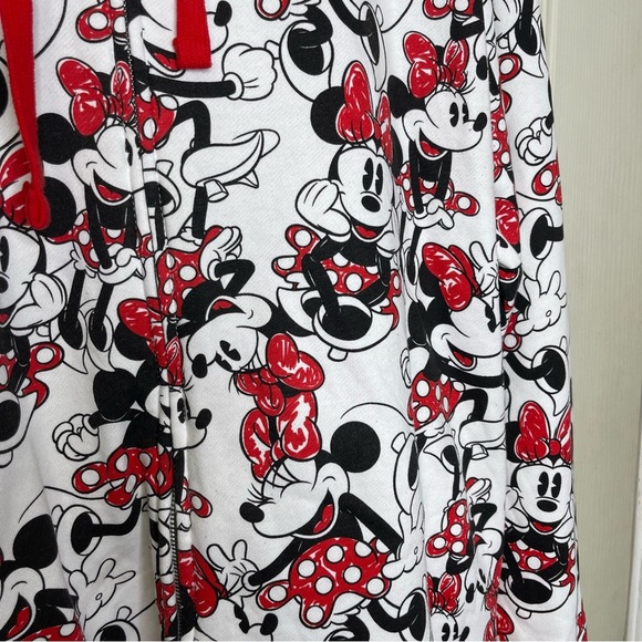 Disney Minnie Mouse Zip up Hoodie with Padded Mouse Ears - Women's Sz XL - Picture 8 of 14